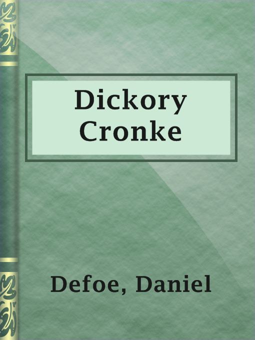 Title details for Dickory Cronke by Daniel Defoe - Available